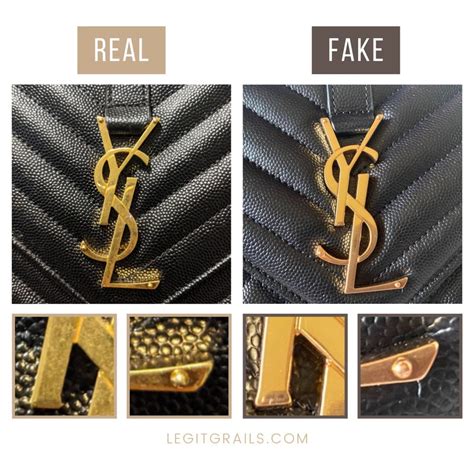 yves saint laurent bag fake vs real